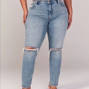 Abercrombie high rise skinny jeans